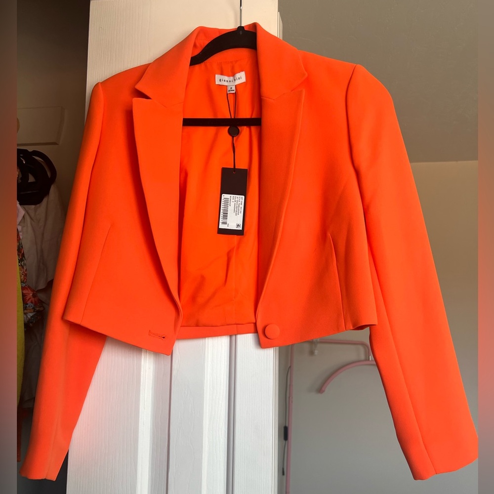 Orange crop blazer Gianna Bini